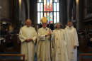Bishop Jonathan, Archdeacon Chris, Rev Jenny Rowley (Area Dean) and Hazel